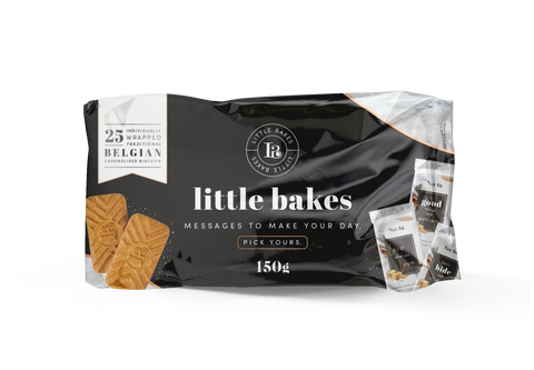 Sampler Pack 50 Biscuits - Little Bakes Caramel & Cinnamon Sugar Sampler Pack (2 x 25 Sleeve)